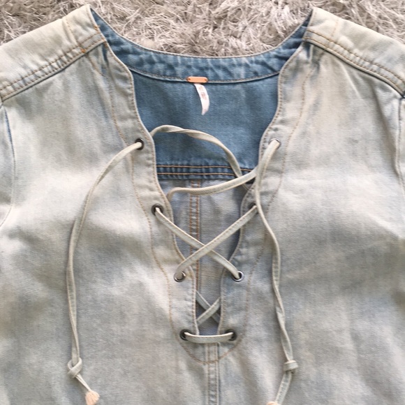 Jean dress - never been worn! - Picture 2 of 3